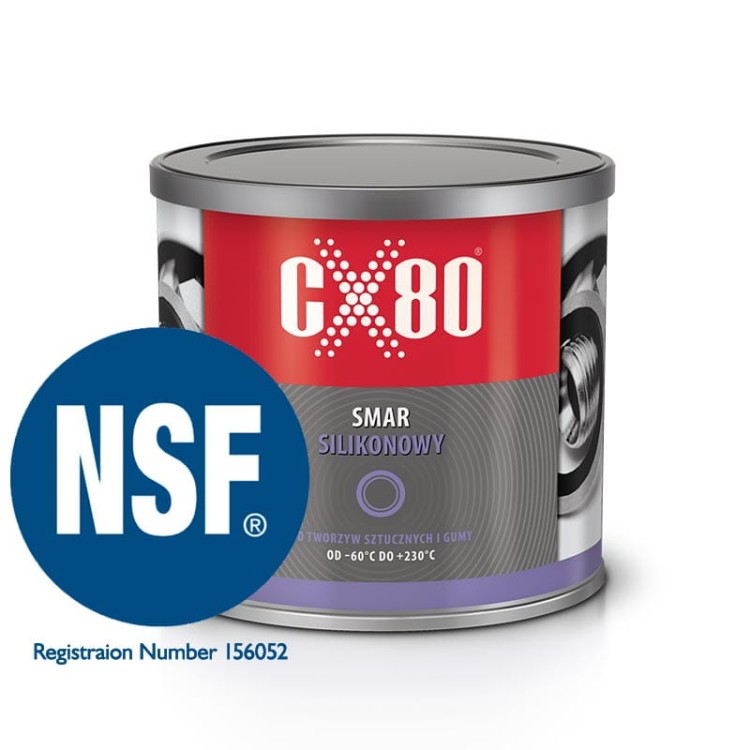 cx80 smar silikonowy nsf 500 g