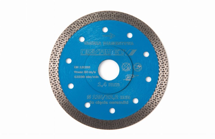 Tarcza diamentowa ENPRO Terraco 125 mm – widok od frontu, zdjęcie profesjonalne