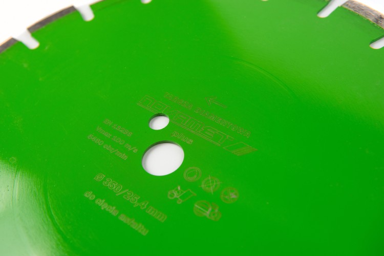 skośny segment tarczy asfaltowej ENPRO Asphalt PRO