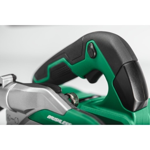 hikoki-c1806dumwpz-pilarka-tarczowa-18v-uchwyt glowny i wlacznik pilarki