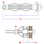 śruba montażowa molly ocynk