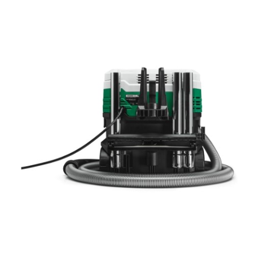 odkurzacz hikoki rp200yl widok tyl z uchwytami transportowymi