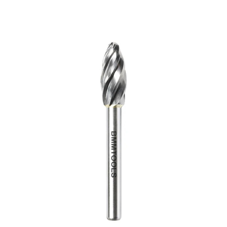 Pilnik obrotowy HM ALU PŁOMIEŃ 10x25 mm trzpień 6 mm