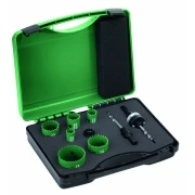 zestaw otwornic bimetalowych HSS-Co HiKOKI elektryk 22-64 mm walizka