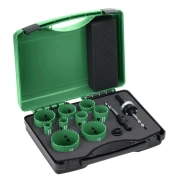 zestaw otwornic bimetalowych HSS-Co HiKOKI mechanik 19-64 mm walizka