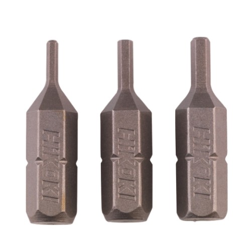 bity hex 1.5 2 2.5 mm 25 mm hikoki końcówki sześciokątne 1-4