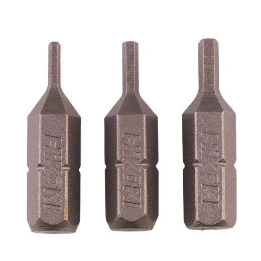 bity hex 1.5 2 2.5 mm 25 mm hikoki końcówki sześciokątne 1-4
