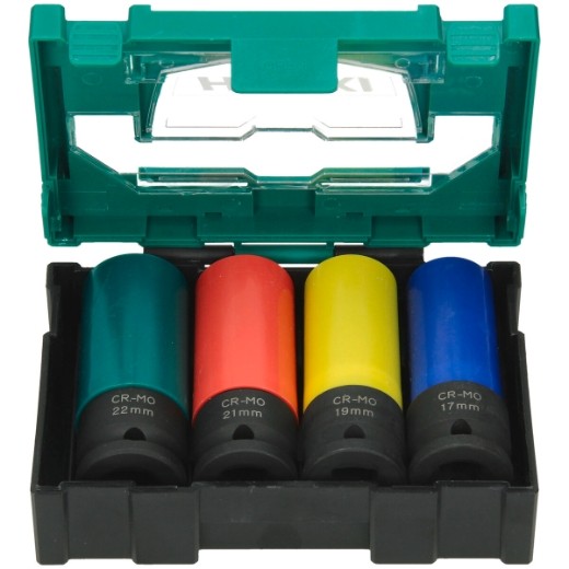 nasadki udarowe do samochodu 1-2 komplet 4 szt hikoki