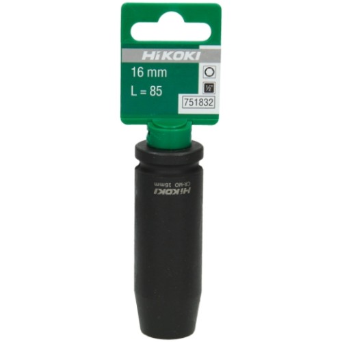 klucz nasadowy udarowy 20 mm 1/2 85 mm hikoki opakowanie zawieszka