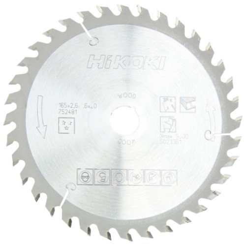 tarcza do drewna hikoki 165x20 mm 36T precyzyjne cięcie