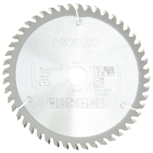 tarcza do drewna hikoki 165x20 mm 48T bardzo precyzyjne cięcie
