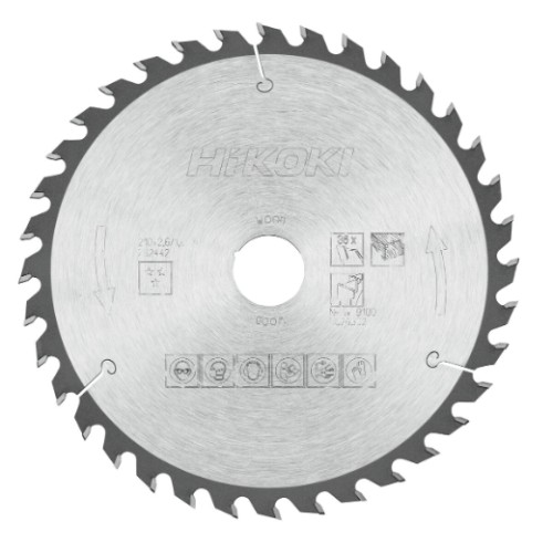 piła tarczowa hikoki 210x30 mm 36t do drewna