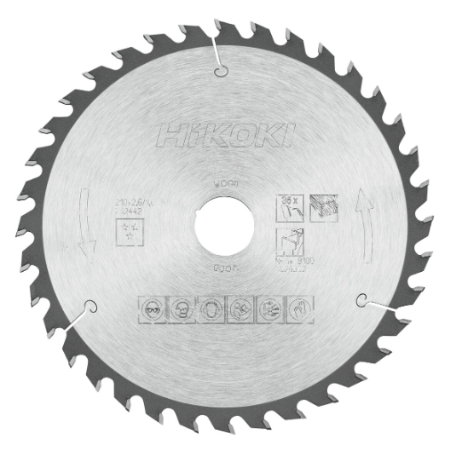 piła tarczowa hikoki 210x30 mm 36t do drewna
