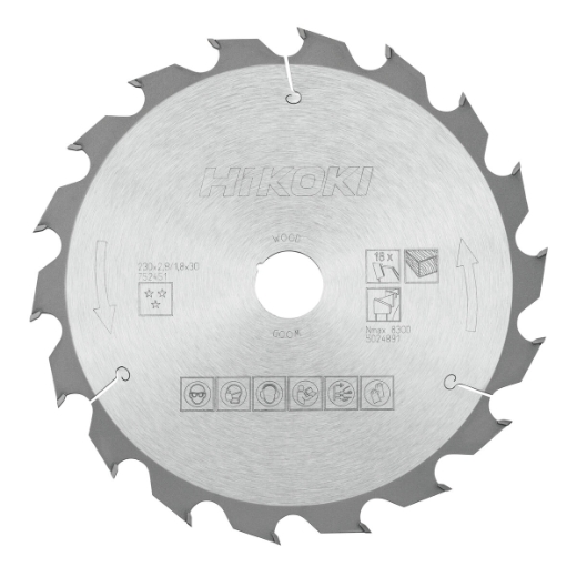 piła tarczowa hikoki 230x30 mm 18t do drewna