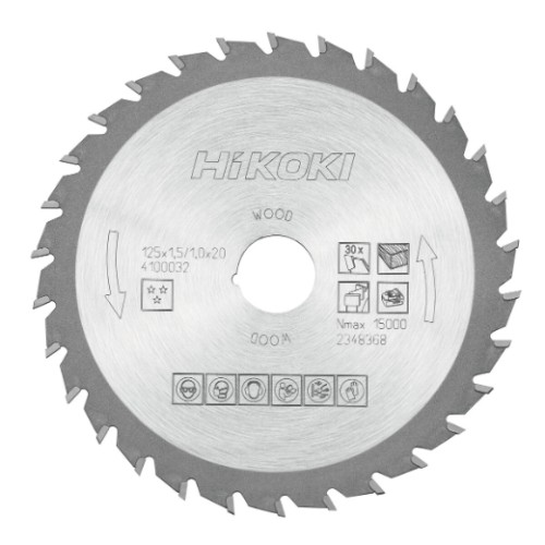 piła tarczowa do drewna 125x20 Z30 cienka pilarka akumulatorowa