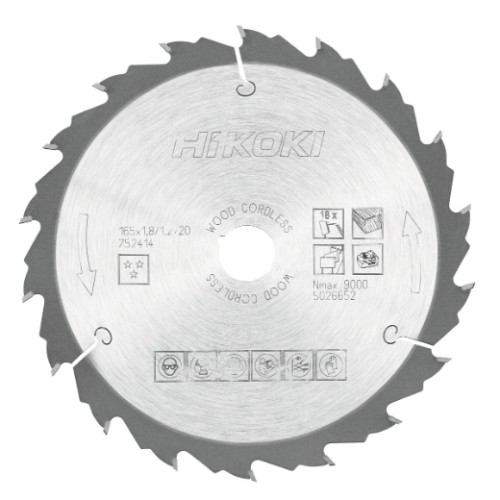 piła tarczowa do drewna 165x20 Z18 cienka pilarka akumulatorowa