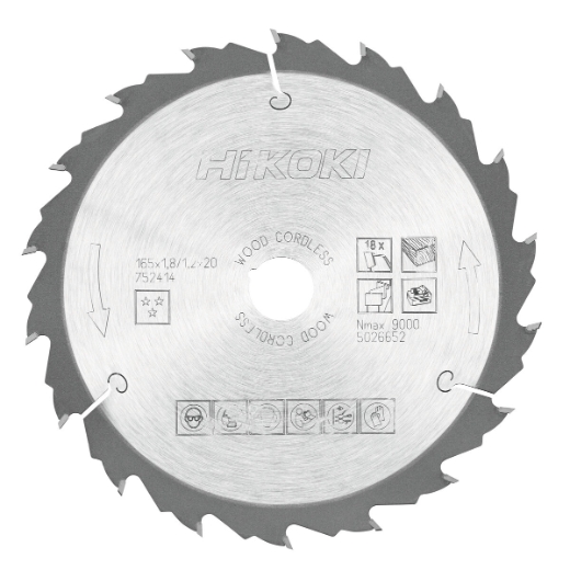 piła tarczowa do drewna 165x20 Z18 cienka pilarka akumulatorowa