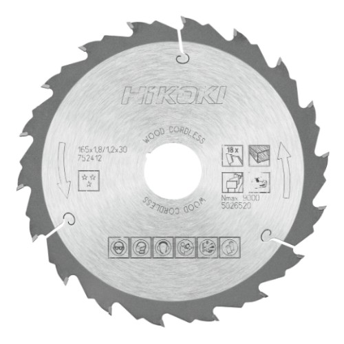 piła tarczowa do drewna 165x30/20 Z18 cienka pilarka akumulatorowa