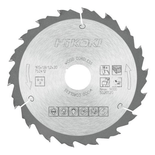 piła tarczowa do drewna 165x30/20 Z18 cienka pilarka akumulatorowa