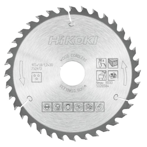 piła tarczowa do drewna 165x30/20 Z36 cienka pilarka akumulatorowa