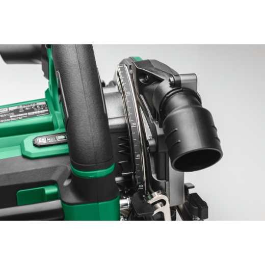 pilarka hikoki króciec odciągu pyłu i regulacja kąta