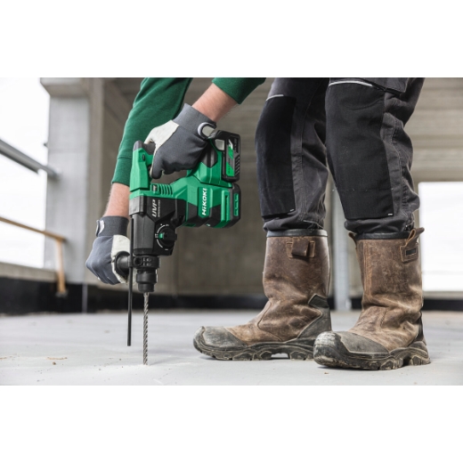 mlotowiertarka hikoki dh3628daw2z wiercenie w betonie z poziomu podlogi