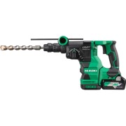 mlotowiertarka hikoki dh3628dcwrz 36v sds plus z uchwytem wiertarskim widok boczny