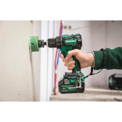 hikoki ds18dewfz wiercenie otwornica w scianie 18v