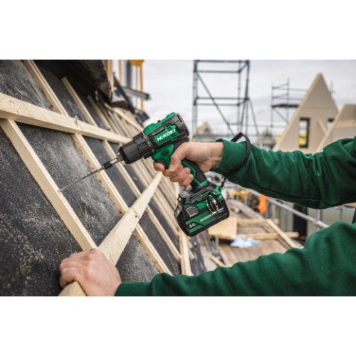 hikoki dv18dewqz wiercenie w drewnie konstrukcyjnym 18v