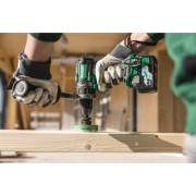 hikoki dv18dcw4z praca z otwornicą duże średnice 200 mm