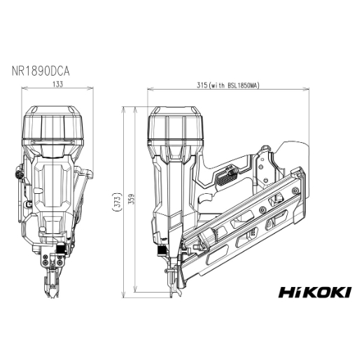 gwozdziarka hikoki nr1890dca schemat techniczny