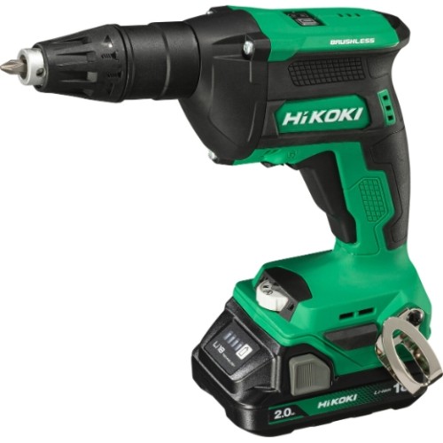 akumulatorowa wkrętarka do suchej zabudowy hikoki w18dawaz widok boczny