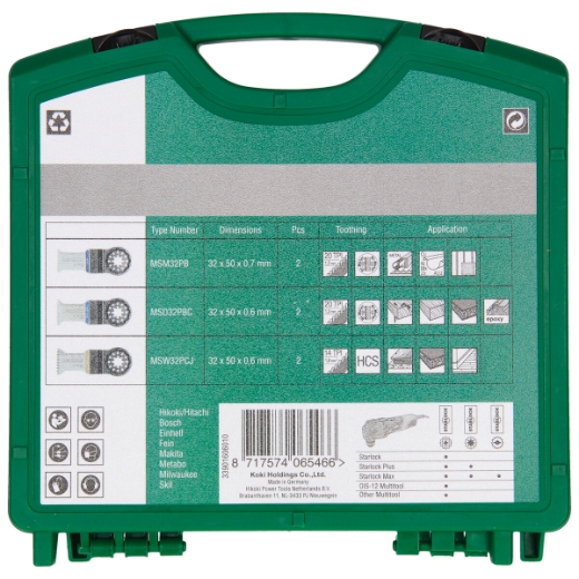 brzeszczoty multitool hikoki zestaw uniwersalny