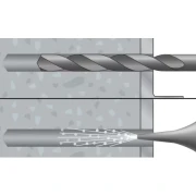 Wiercenie otworu pod kołek ramowy CELO MFR SB TX 10x115 mm w betonie