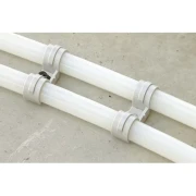 Uchwyt podwójny FPD 32mm zastosowanie w instalacjach elektrycznych
