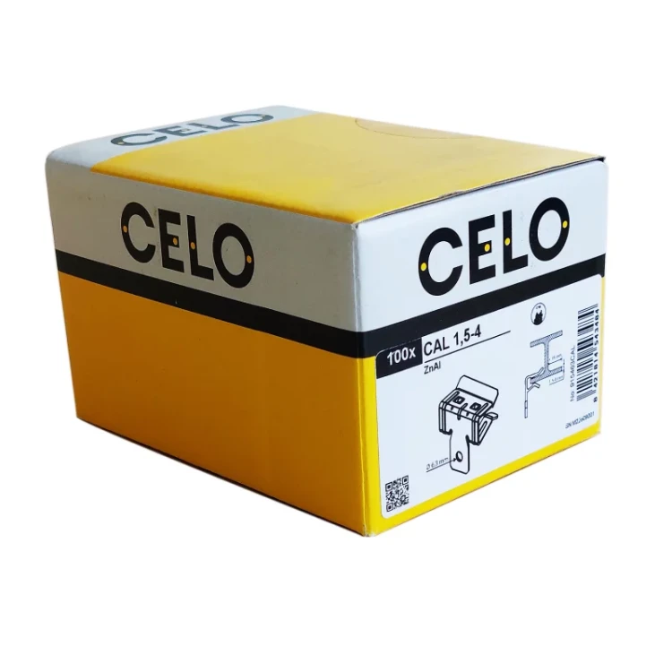 Opakowanie klipsów CAL Ø6,3 mm Al-Zn CELO 100 szt