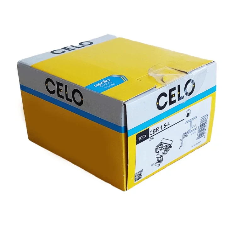 Opakowanie 100 szt. klipsów CBR CELO Al-Zn