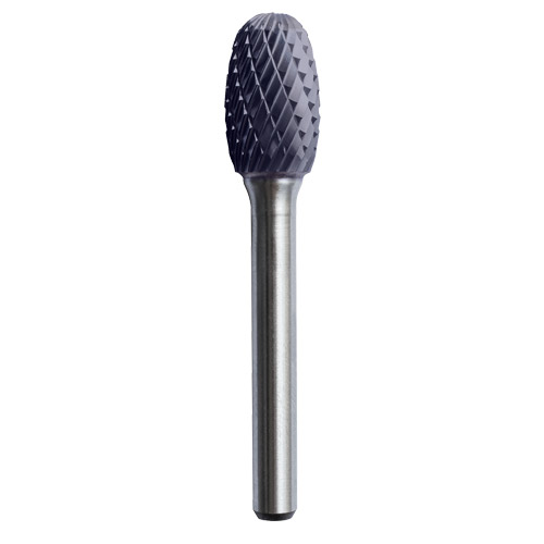 Pilnik obrotowy HM TiAlN TRE 12x20 mm trzpień 6 mm uzębienie PLUS