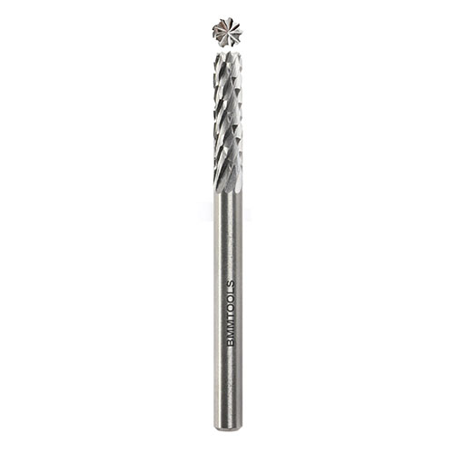 Pilnik obrotowy HM MINI ZYB 3x14 mm monolit trzpień 3 mm