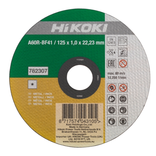 Tarcza tnąca do metalu i INOX HiKOKI HSP 125x1,0x22,23 mm