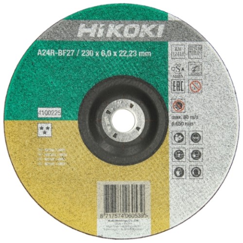 Tarcza do szlifowania metalu 180x6,0x22,23 mm Brilliant INOX DPC F27 HiKOKI