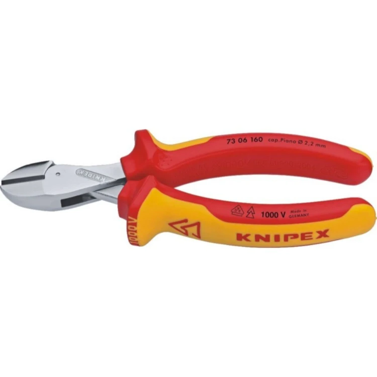 Szczypce tnące boczne Knipex X-CUT VDE 73 06 160 160 mm