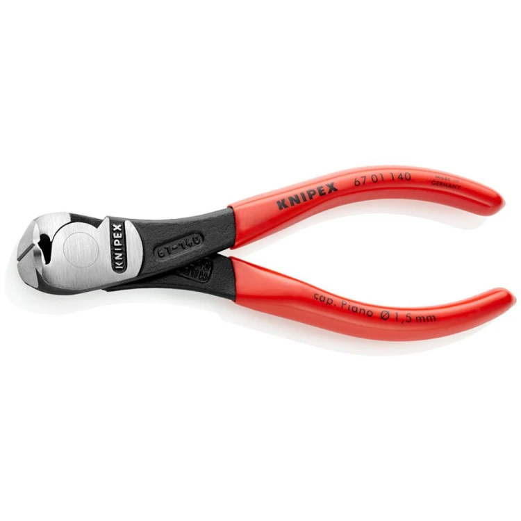 Szczypce tnące czołowe wzmocnione Knipex 67 01 200 200 mm PCW