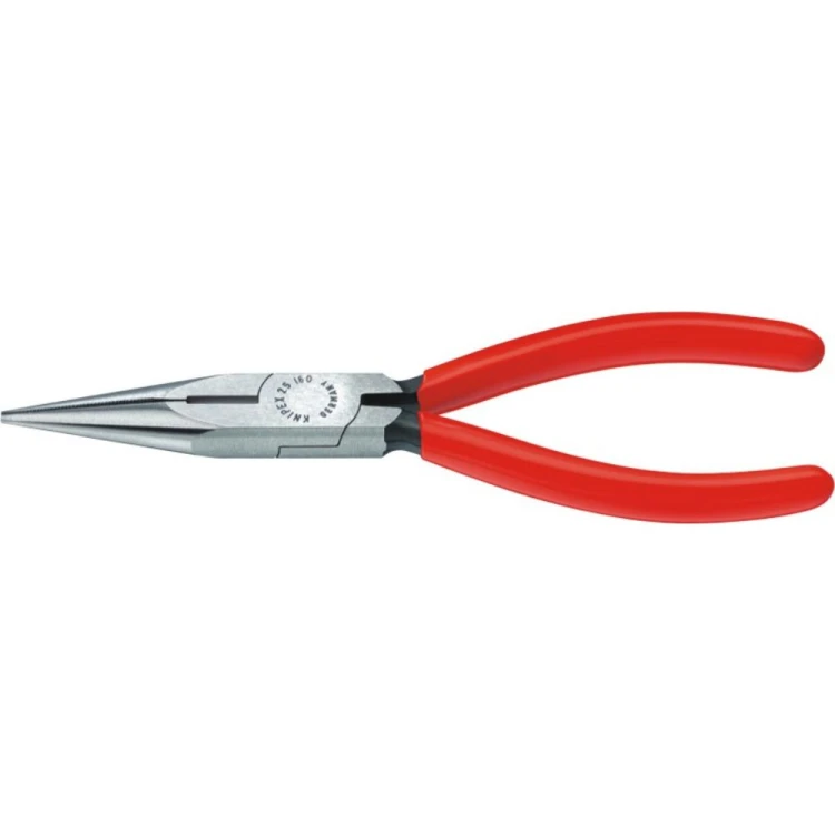 Szczypce półokrągłe proste Knipex 25 01 125 z rękojeściami PCW