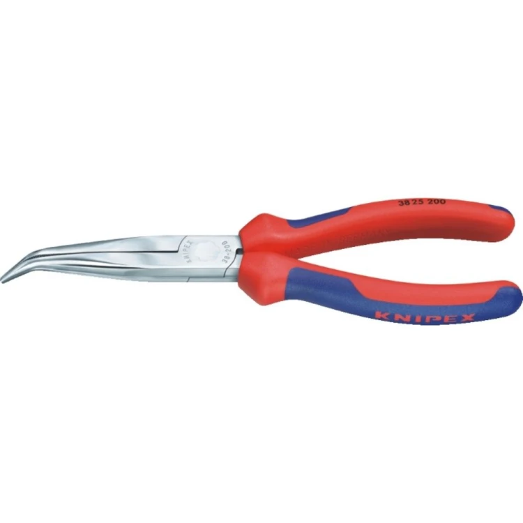 Szczypce półokrągłe wydłużone wygięte dla mechanika Knipex 38 25 200 200 mm