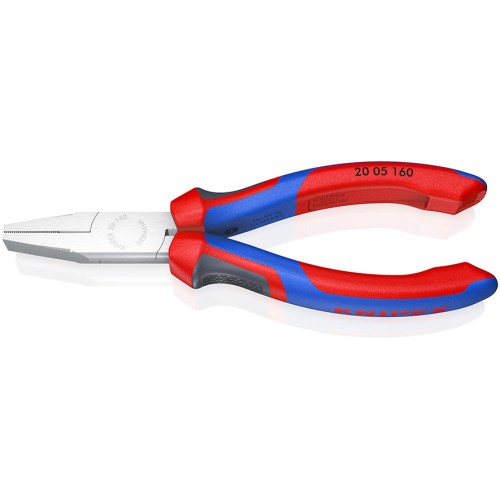 Szczypce płaskie chromowane Knipex 20 05 160 160 mm