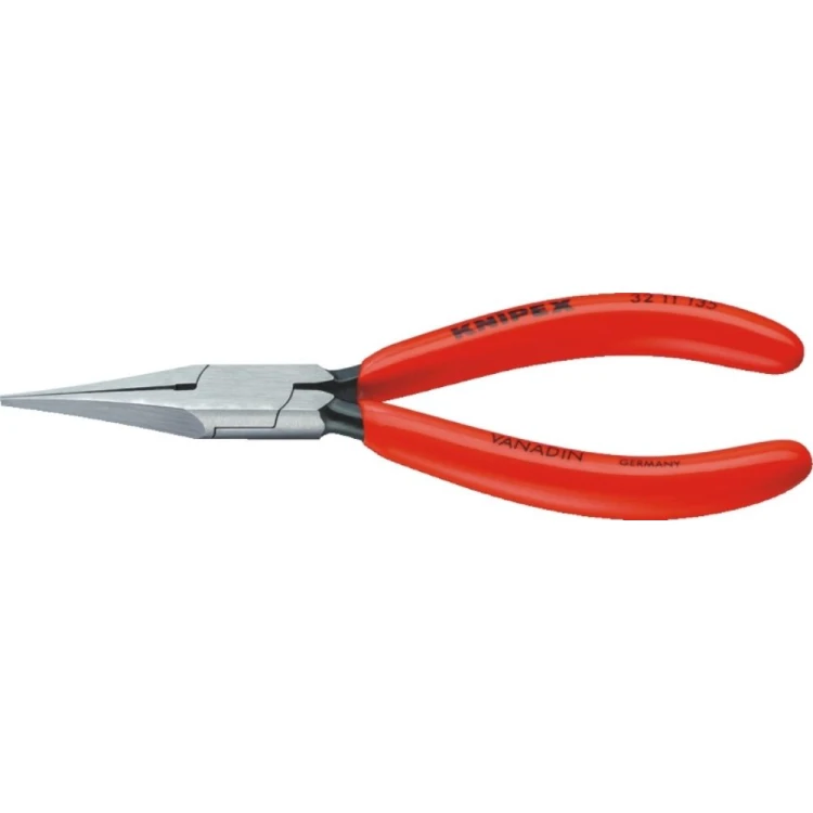Szczypce płaskie wąskie do regulacji przekaźników Knipex 32 11 135 135 mm z rękojeściami PCW