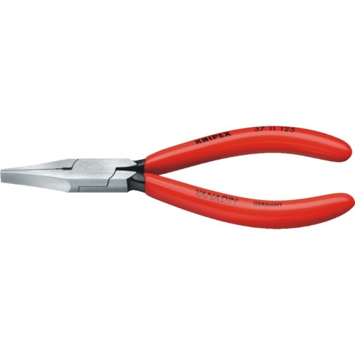 Szczypce precyzyjne płaskie Knipex 37 11 125 125 mm z rękojeściami PCW