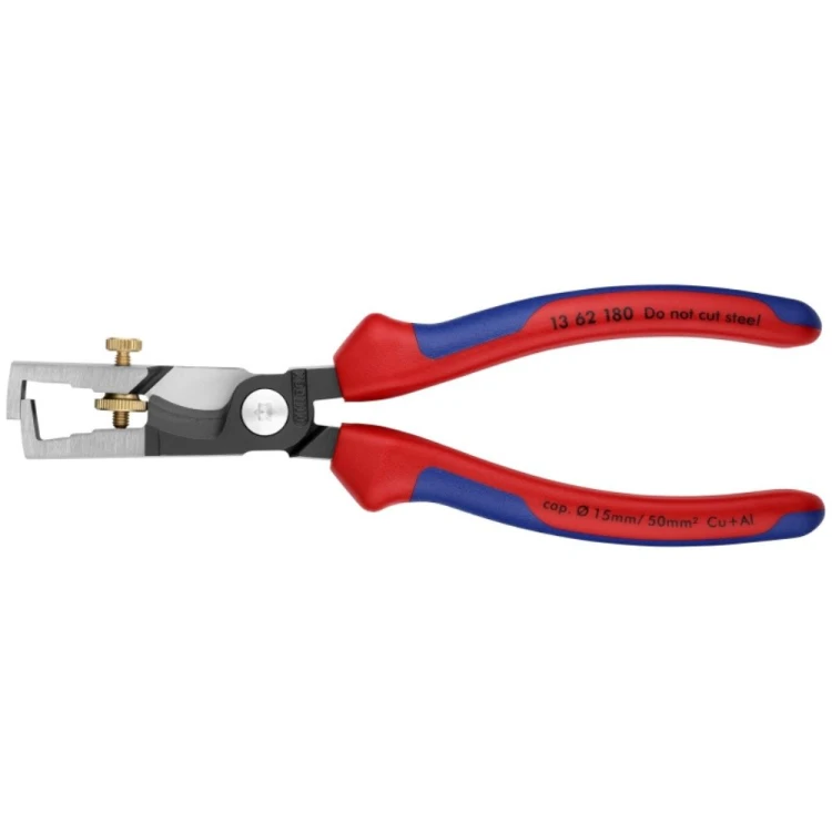 Szczypce Knipex StriX 13 62 180 do zdejmowania izolacji i cięcia kabli