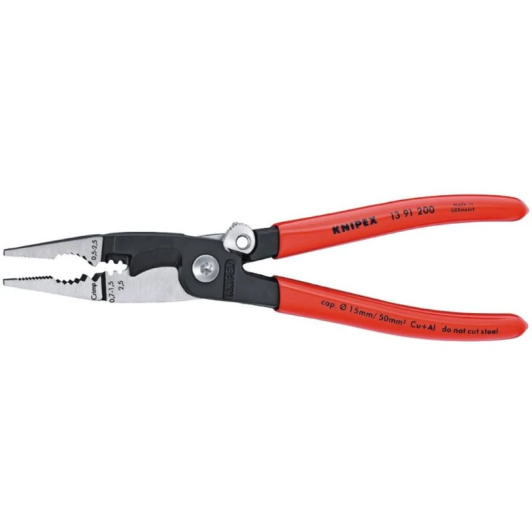 Szczypce wielofunkcyjne dla elektroinstalatorów Knipex 13 91 200 200 mm